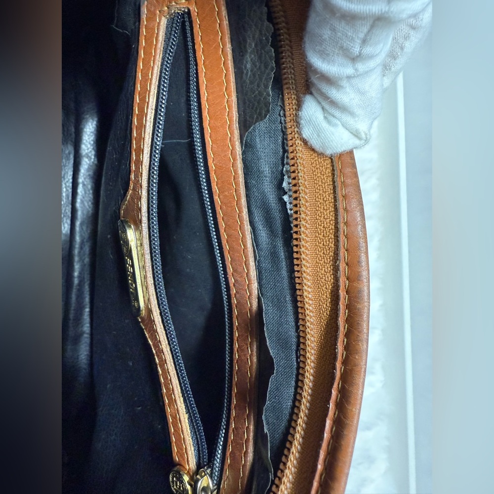 Fendi Black and Brown Striped Bag - Picture 11 of 11